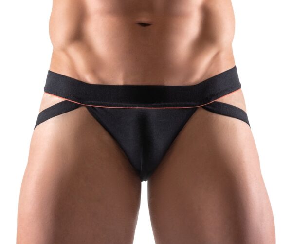 Jock mit doppellagigem Beutel aus Bio-Baumwolle Svenjoyment Schwarz-4024144213504
