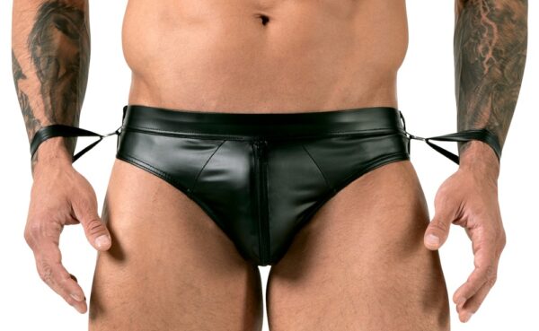 Pofreier Bondage Jock im Mattlook Svenjoyment Schwarz-4024144115273