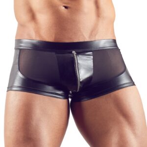 Sexy Powernet Pants mit Wetlook-Einsätzen Svenjoyment Schwarz-4024144327096