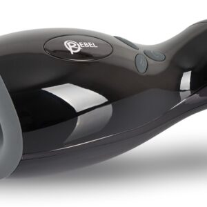 Masturbator mit 7 Vibrationsmodi und Heizfunktion Rebel Schwarz-4024144604340