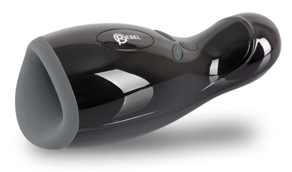 Masturbator mit 7 Vibrationsmodi und Heizfunktion Rebel Schwarz-4024144604340