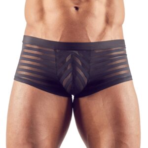 Pants im semitransparenten Streifenlook Svenjoyment Schwarz-4024144307654