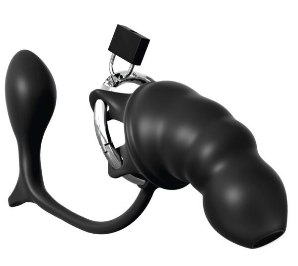 Peniskäfig mit Analplug inklusive 2 Schlüsseln und Einmalschlösser Anal Fantasy ...-4024144555567