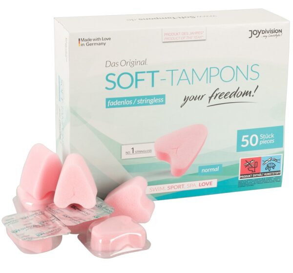 Joydivision Soft-Tampons für hygienischen Intimverkehr 50 Stück-4028403122088