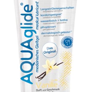 Joydivision AQUAglide Gleitgel auf Wasserbasis mit Vanille-Duft und -Geschmack 1...-4028403117992