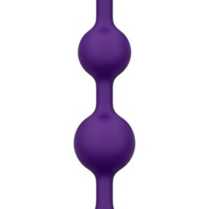 Flexible Analkette "Amp" mit 3 Kugeln Romp Lila-4251460612296