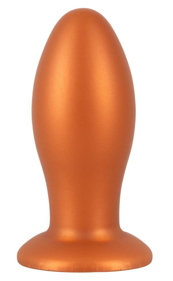 Flexibler Analplug (21 cm) mit Saugfuß ANOS Braun-4024144172603