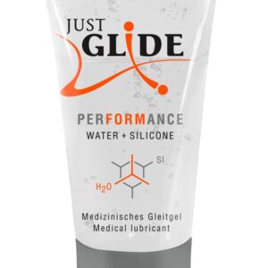 Just Glide Premium Performance auf Wasserbasis mit Silikonanteilen 50 ml-4024144126217