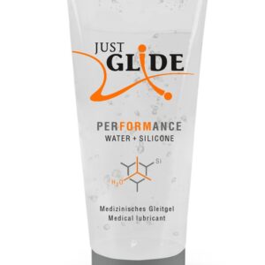 Just Glide Premium Performance auf Wasserbasis mit Silikonanteilen 200 ml-4024144126224
