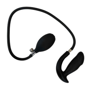 Analplug 'Ballon' Extrem aufpumpbar mit abnehmbaren Schlauch und Kern Schwarz 11...-