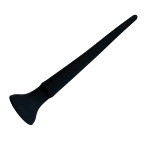 Extra langer Silikon Analdildo mit Skala und Saugnapf Schwarz 39 cm-