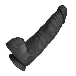 XXXL-Megadildo "Punisher" mit Saugnapf Schwarz 39 cm-