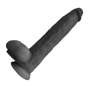 XXXL Riesendildo "Bronco" mit Saugnapf Schwarz 45 cm-