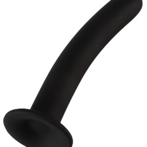 Magic Shiver Flexibler Silikon Analdildo mit Saugfuß 12,6 cm schwarz-4024144181636