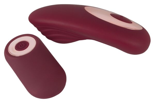 Magic Shiver Panty Vibe Auflegevibrator mit Fernbedienung Rot-4024144181643