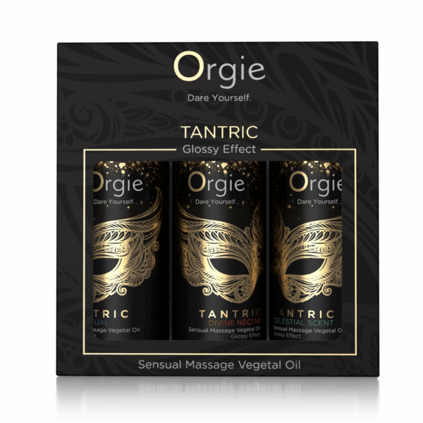 Massage-Öl Set Tantric Mini Size Collection 3x 30ml-5600742917090