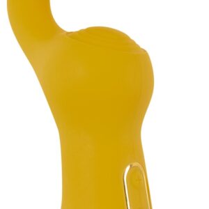 Double Spezial-Vibrator mit flexiblem Hals Gelb-4024144113279