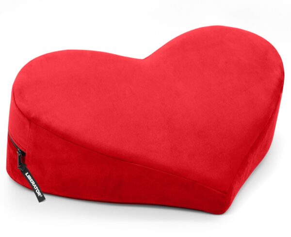 Heart Wedge Herzförmiges Keil-Kissen für Komfort-Sex Rot-845628012000