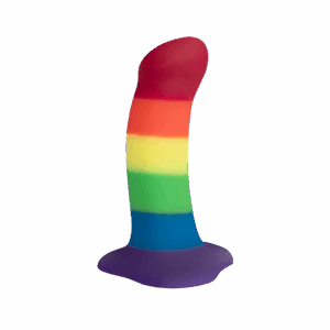 Fun Factory Amor kleiner Dildo mit Saugnapf Pride-Rainbow-4032498225005