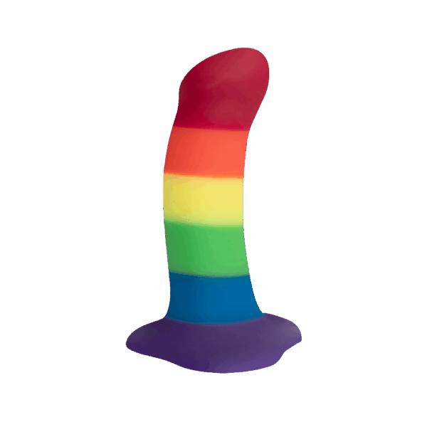 Fun Factory Amor kleiner Dildo mit Saugnapf Pride-Rainbow-4032498225005