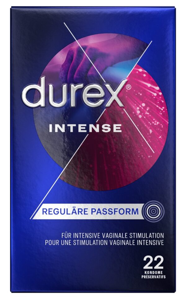 Durex 22 Intense Orgasmic Kondome 56 mm-4002448190394