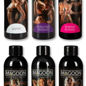 Magoon Massage-Öl Massage Set 6 x 200 ml (1,2 Liter)-4024144484225