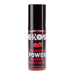 EROS Strawberry Power Warming Massage Oil 100 ml-4035223185506