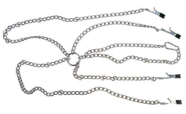 Zaumzeug mit Klemmen Silber-4024144527519